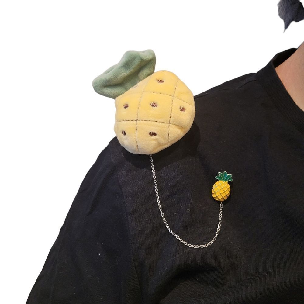 2/$20 Brand new funny pineapple brooch pin